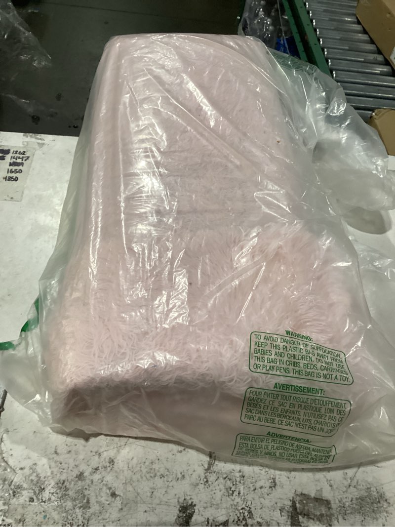 Fuzzy Pink Rug