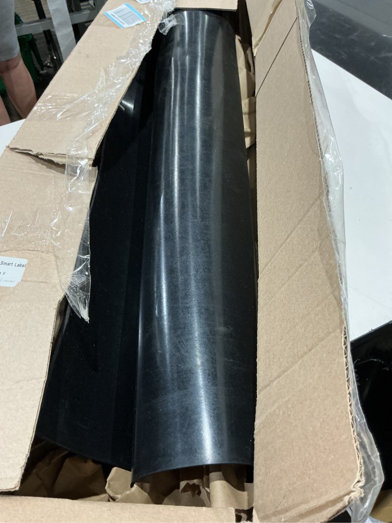 Condition photo showing Good Condition for epdm rubber sheet, black, 60a, 0.125" x 24" x 36" 24 x 36 x 0.125 in.