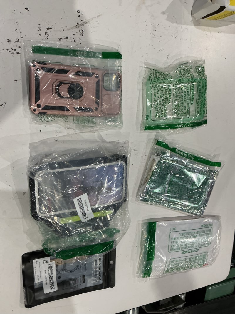 assorted cellphone/tablet/laptop case covers & accessories(please see pictures taken (bidfta image) to determine items that will be received)