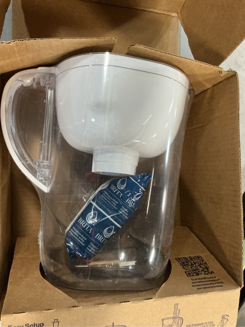 Condition photo showing Good Condition for brita water pitcher, everyday elite filter, removes 99% of lead, includes 1 filter, 10-cup capacity, white
