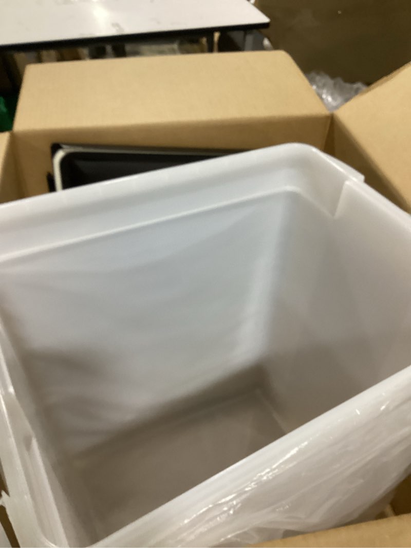Condition photo showing Good Condition for sterilite 12-pack ultra latching box, storage bins with lids, clear plastic, 70 quart - heavy-duty organizing containers for closet, bathroom, and office 70 quart 12