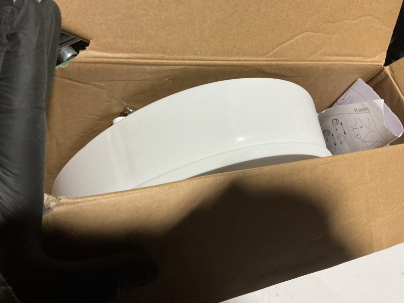 Condition photo showing Good Condition for KOHLER 25875-0 Hyten 3" Height, Elevated Soft Close Elongated Toilet Seat, Contoured Seat with Grip-Tight Bumpers, Quick-Attach Hardware, No Slam Toilet Seat, White White Elongated