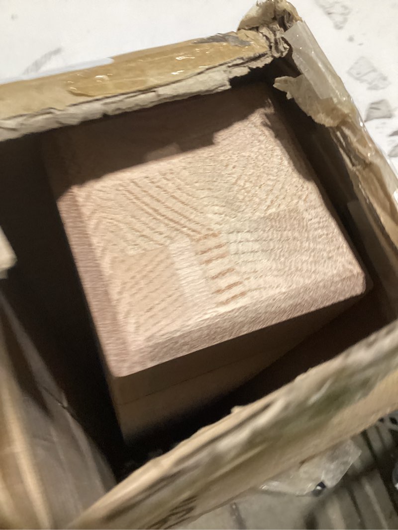 Condition photo showing Good Condition for 3.5" x 3.5" x 48" solid red oak stair newel post with a single groove notched newel wood balusters for staircase interior railing newels for stair handrails 3 1/2" x 3 1/2" x 48" red oak 1