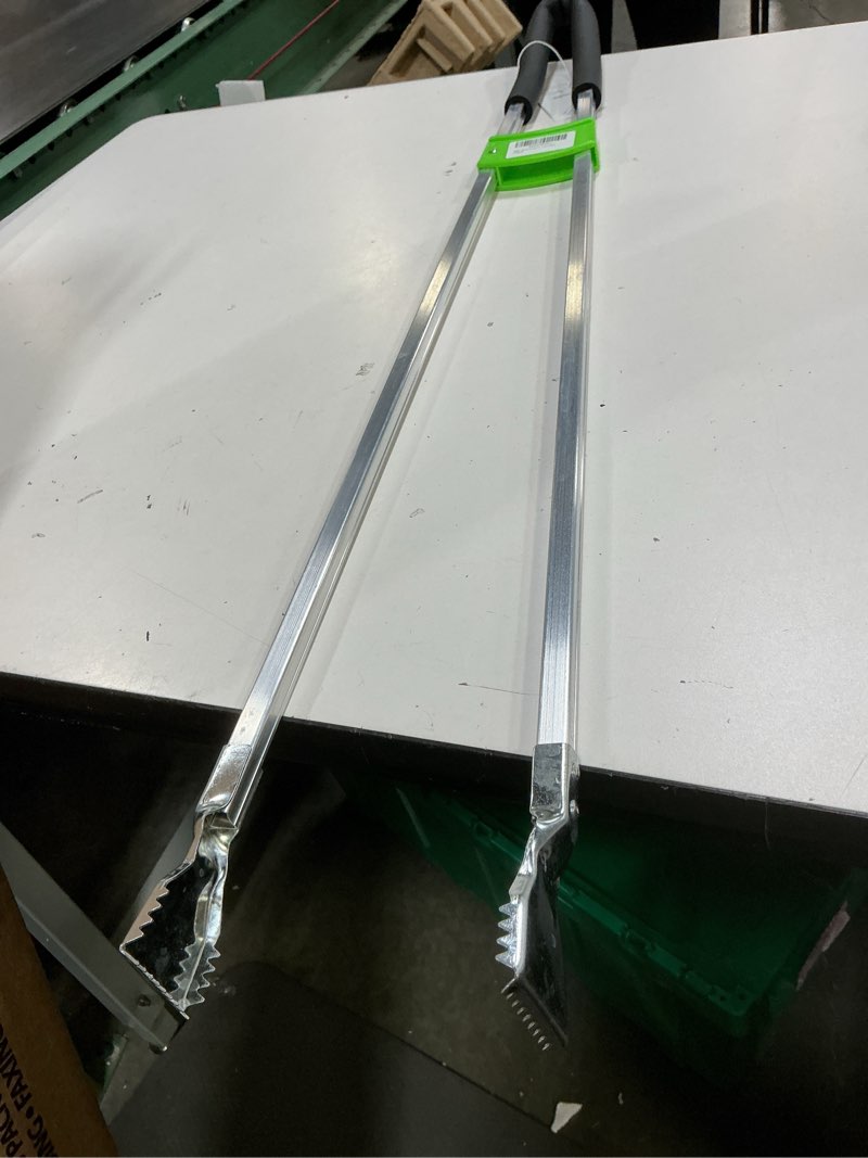Condition photo showing As Is for reacher grabber tool,litter pick up stick lightweight aluminium rustproof,trash tong,reaching assist tool for elderly,garden nabber plogging