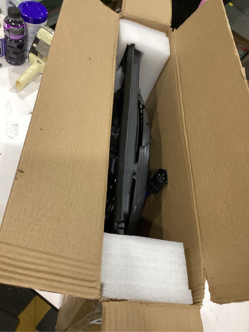 Condition photo showing New/Like New for a-premium a/c condenser fan assembly compatible with select bmw models - e39 series 525i 2001-2003, 528i 1999-2000, 530i 2001-2003, 540i 1999-2003, m5 2000-2003 - replace# 64548380781, 64546921395