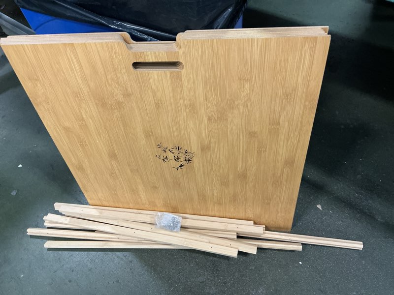 Condition photo showing Good Condition for Cabinet Dividers for Baking Sheets, 6 pcs Wood Cookie Sheet Organizer with Adjustable Slots & Screws, Easy DIY Dividers for Cabinet Storage, Kitchen Pan Tray Organizer