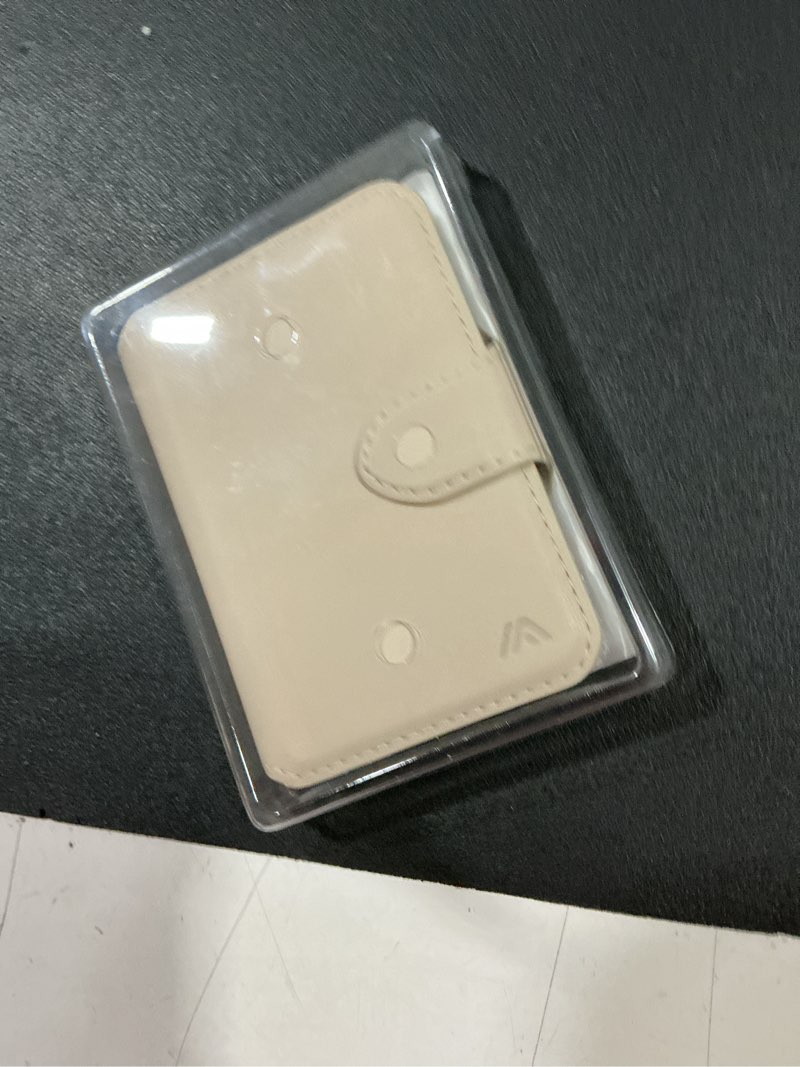 Condition photo showing Good Condition for for magsafe wallet, magnetic phone wallet rfid blocking, slim 5-8 card holder with cash slot & clear id window, minimalist mag safe wallets for iphone 17/16/15/14/13/12 series, oatmeal beige oatmeal beige phone wallet magnetic