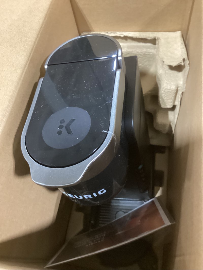 Condition photo showing As Is for Keurig K-Café Barista Bar Single Serve Coffee Maker and Frother, with 3 Brew Sizes, Hot and Cold Coffee Capabilities, 2oz Coffee Shot Button, Black