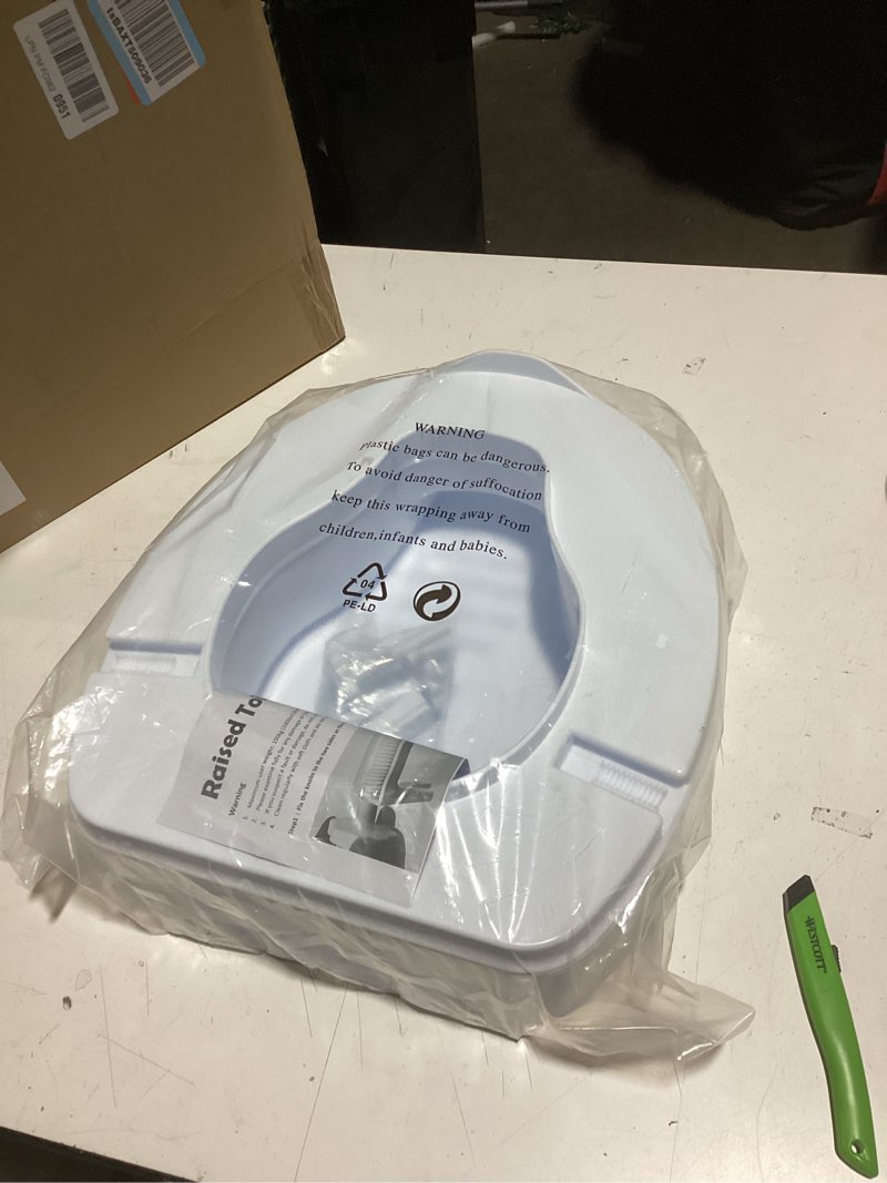 Condition photo showing Good Condition for Similar to. Drive Medical Raised Toilet Seat with Lock, Standard Seat, 4\"