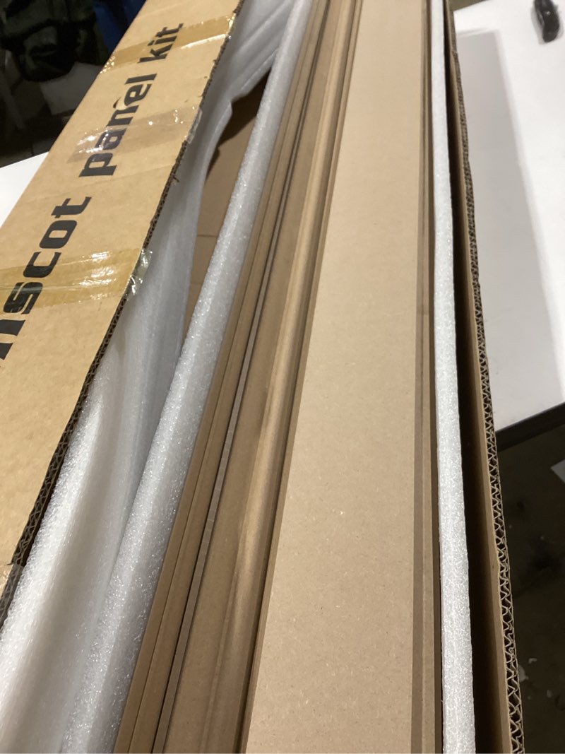 Art3d Premade Board and Batten Paintable Wainscoting Kit, MDF Accent Wall Panel for Kitchen Bedroom 