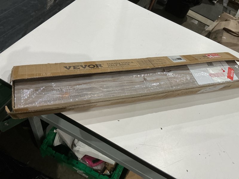 Condition photo showing Good Condition for vevor peel and stick floor tile 36" x 6", 36 tiles self adhesive vinyl floor, 0.62 mm thick, vintage wood grain diy flooring tiles for bedroom, living room, bathroom (54 sq.ft/box) vintage wood grain 36 x 6 x 0.02 in