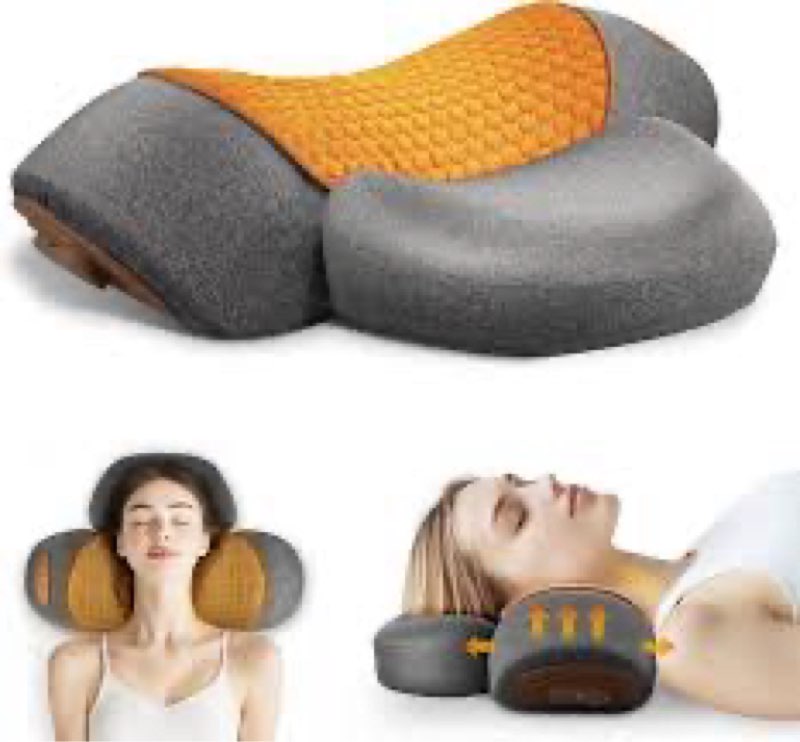 Neck Massager, 2025 Upgrade 3-in-1 Neck Massager Pillow Hump for Shoulder, Deep Tissue with Heating 