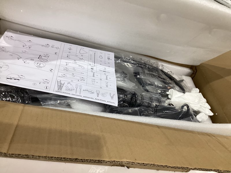 Condition photo showing New/Like New for TOCHIC Vintage Pool Table Light, 3-Light Rustic Billiards Light Fixtures with Tiffany Style Leaf Shade for 7, 8, 9 ft Tables, 49.5" Farmhouse Chandeliers for Game Room, Basement, Club, Dining Room