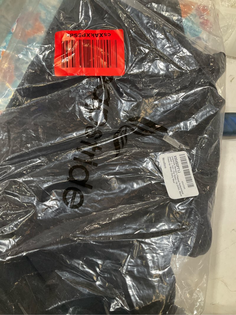 Condition photo showing Good Condition for women's fleeced performance jacket - full-zip stand-up collar, warm fleece for winter daily wear small black