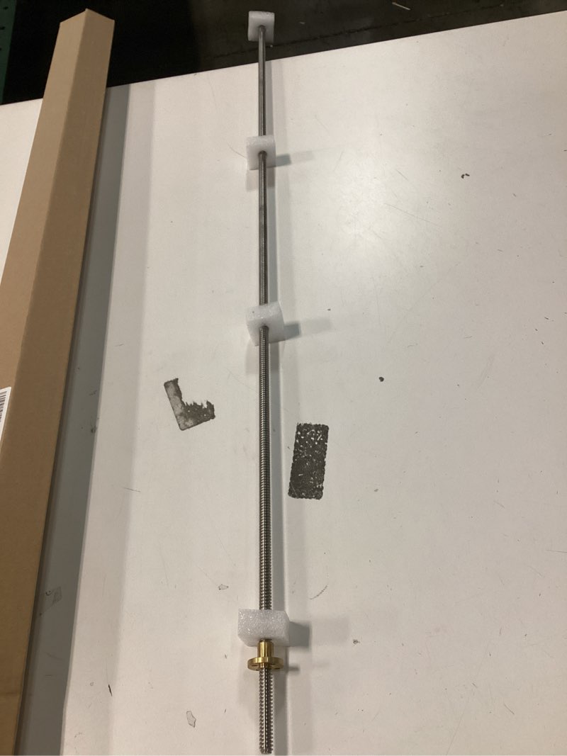 Condition photo showing Good Condition for 800mm T8 Tr8x2 Lead Screw and Brass Nut (Acme Thread, 2mm Pitch, 1 Start, 2mm Lead) for LCD DLP SLA 3D Printer and CNC Machine Z Axis 800mm Lead screw with nut