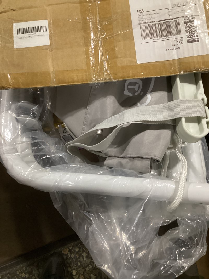 Condition photo showing Good Condition for 2 in 1 Baby Jumper with Swing, Baby Swing Indoor and Outdoor Use, Baby Jumpers and Bouncers, Toddler Swing with Foldable Stand Gray