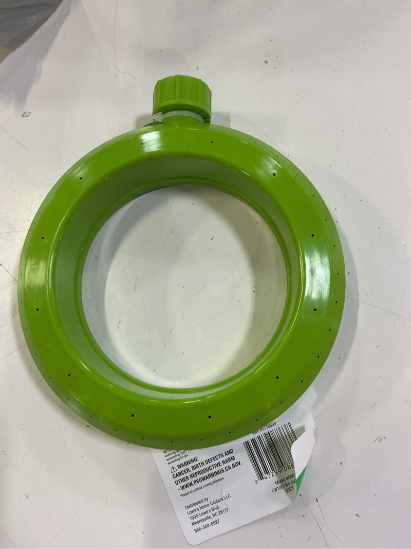 Condition photo showing Good Condition for project source ring 900-sq ft spray lawn sprinkler