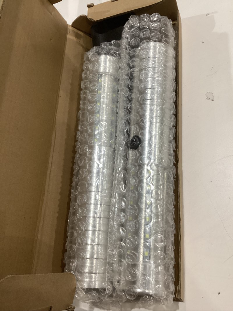 Condition photo showing As Is for Strobe Baton Light,Stage Handheld Light,Champagne Bottle Sparklers, Recharge led Bottle Service Lights - for Bar Club Birthday Weddings Parties (Sliver 2 PC)