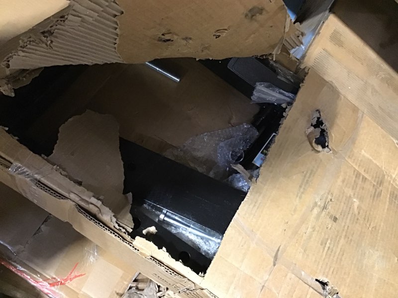 Condition photo showing As Is for 6 Ton H Frame Hydraulic Shop Press,Floor Press with Adjustable Height Stamping Plates,Built in Relief Valve for Bending Straightening Bearings u Joints Car Repair Professional Use 18.9"×15.75"×36.8"