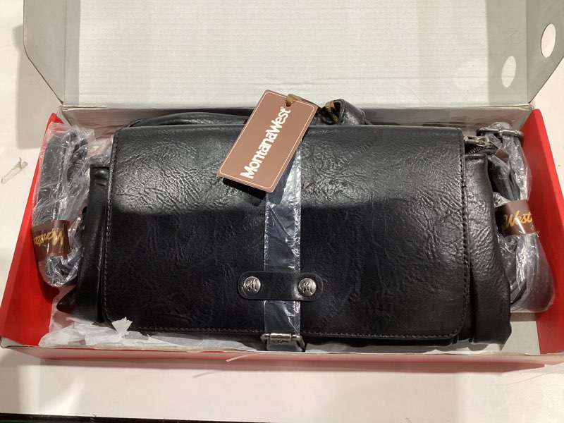 Condition photo showing Good Condition for Not exact, similar. Montana West Small Casual Daypack Backpack Purse for Women Convertible Crossbody Bag for Travel Work *Cow Print Black