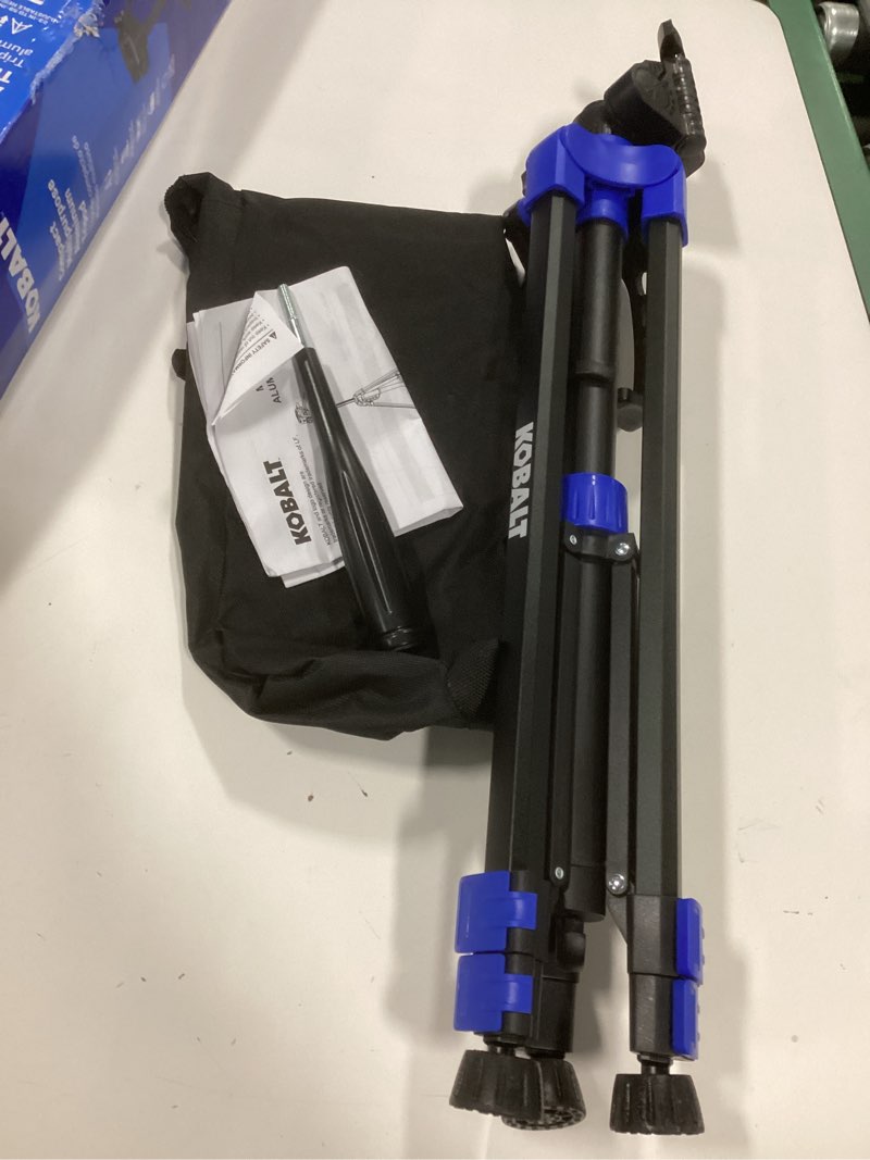 Condition photo showing Good Condition for Kobalt Telescoping Aluminum Tripod (For Use with All Laser Colors)