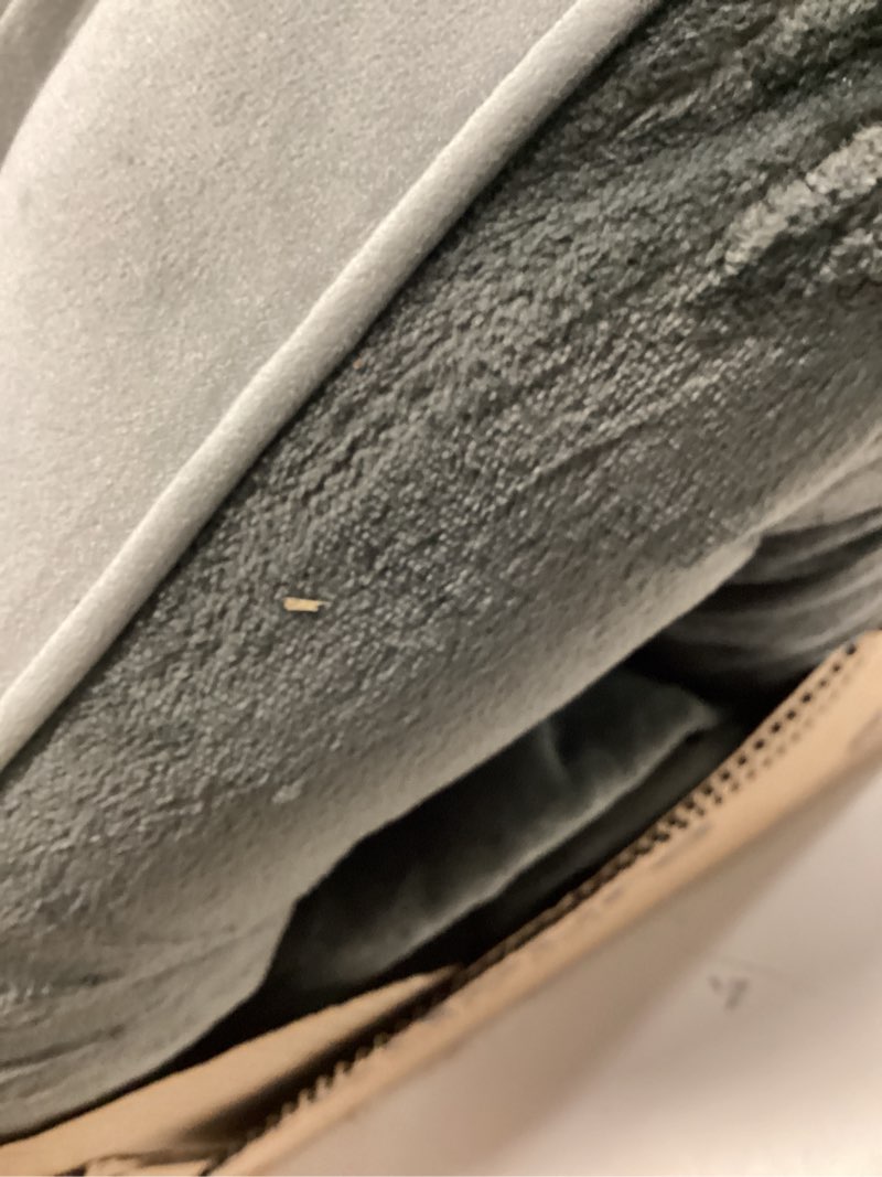 Condition photo showing As Is for bedsure orthopedic dog beds large sized dog - washable large dog cat bed waterproof, comfort dogs couch sofa with washable removable cover, pet bed with nonskid bottom, grey, 35" 35"l x 25"w x 6.5"th grey