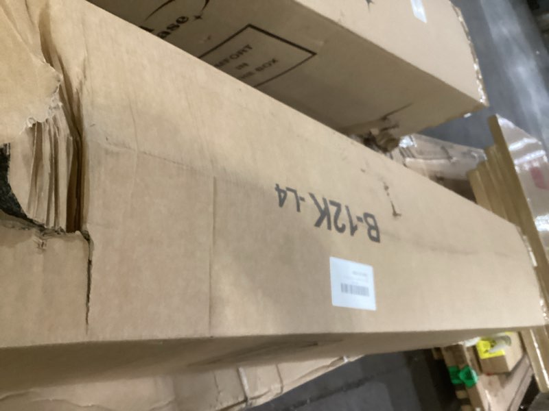 Condition photo showing As Is for 12 inch King Size Mattress in a Box,Gel Hybrid Memory Foam Individually Wrapped Pocket Springs for Motion Isolation,Pressure Relief,CertiPUR-US,Medium Firm-Black Black 12" King