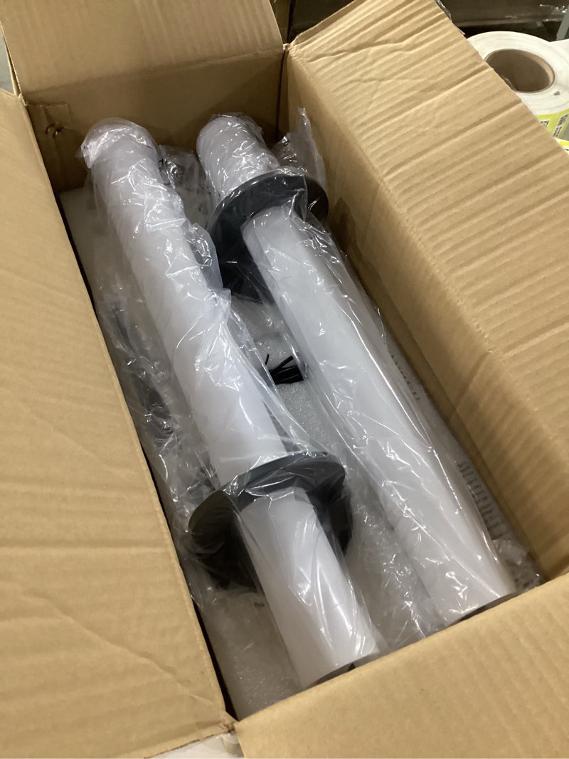 Condition photo showing New/Like New for Black Battery Operated Wall Sconce Set of 2,Rechargeable Wireless Wall Lights with Remote Control,Dimmable,3000K-6000K,360° Rotation, Cordless Wall Lighting for Living Room,Bedroom,Stairway,18 Inch