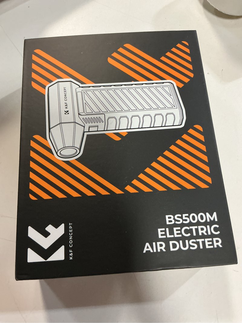 Condition photo showing Good Condition for K&F Concept 2-in-1 Magnetic Compressed Air Duster, Electric Air Duster|300000RPM Vacuum Cleaner|3 Gear|Super Wind Power|Rechargeable Brushless Motor|for Computer, Keyboard, Car, Home,Outdoor Cleaning