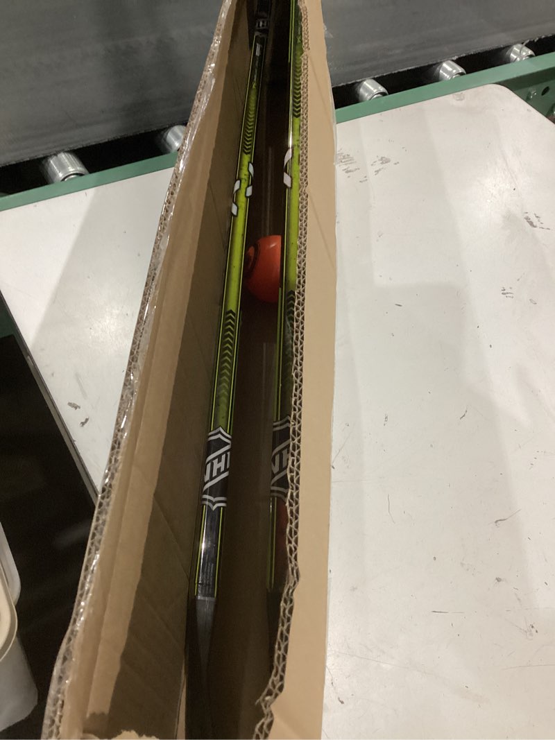 Condition photo showing Good Condition for franklin sports street hockey sticks + ball set - two player set