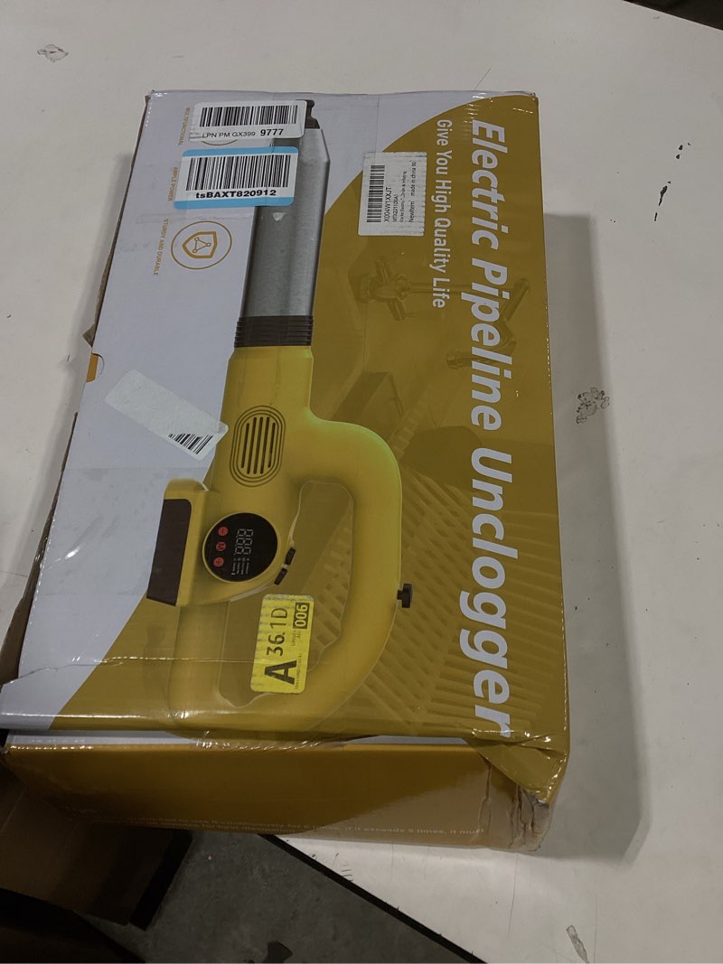 Condition photo showing Good Condition for ecarke 2-in-1 electric toilet plunger & inflator compatible with dewalt 20v battery-lcd digitally adjusted & 5 heads,high pressure unclogger for toilet,drain unclogging&outdoor inflation-tool only