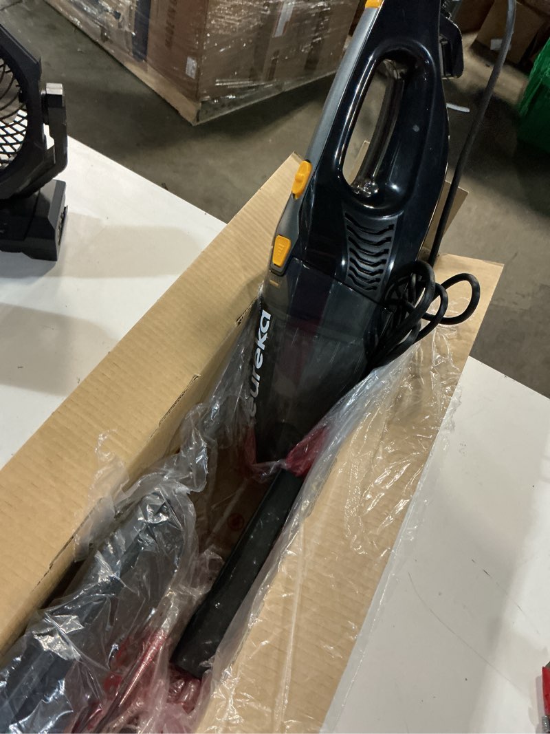 Condition photo showing As Is for eureka blaze stick vacuum cleaner, powerful suction 3-in-1 small handheld vac with filter for hard floor lightweight upright home pet hair, dark black 3-in-1 handheld vac nes210 blaze black