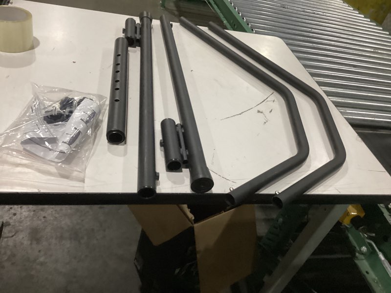 Condition photo showing As Is for Newan Rebounder Handle Bar Accessory for 40" Round Fitness Trampolines, Cushy Foam Handles,Only Appl