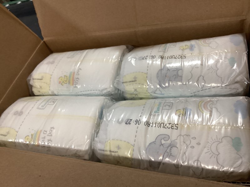 Condition photo showing item condition for Pampers Swaddlers Diapers, Size 2 (10-22 lbs), 148 Count, Absorbent, Keeps Baby Dry and Comfortable, Skin Safe Disposable Baby Diaper Size 2 148