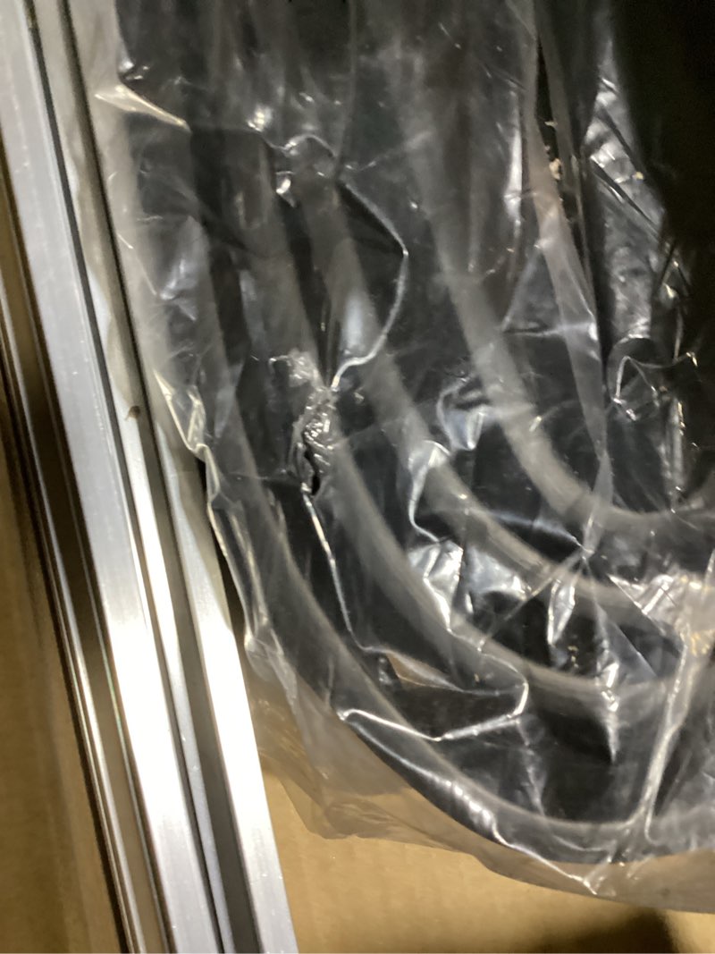 Condition photo showing Good Condition for garage door seals bottom rubber, with aluminum track retainer kit, 3-sided weatherproof seal, three layers of protection available, garage door bottom seal 10 ft, easy to install (black)