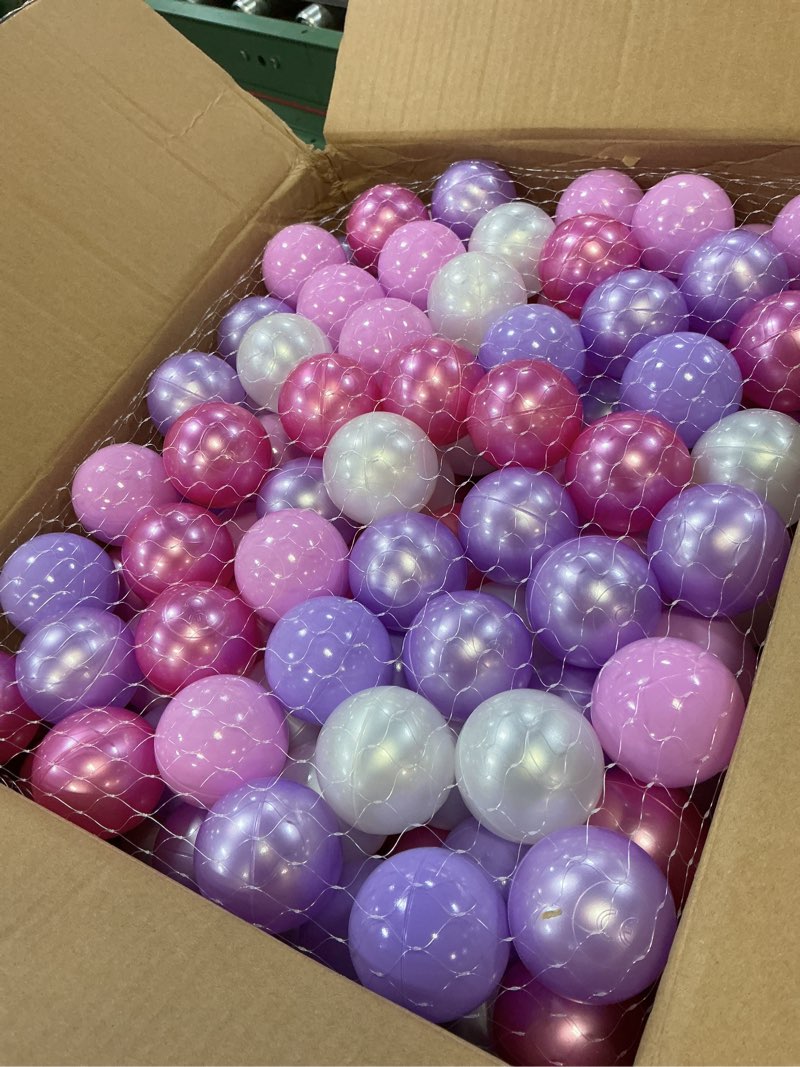 Condition photo showing Good Condition for gogoso ball pits balls for toddlers pack of 50 100 200 plastics shape ball non-phthalate non-bpa non-toxic 2.2-inch crush proof play balls 200 balls pearl purple colors