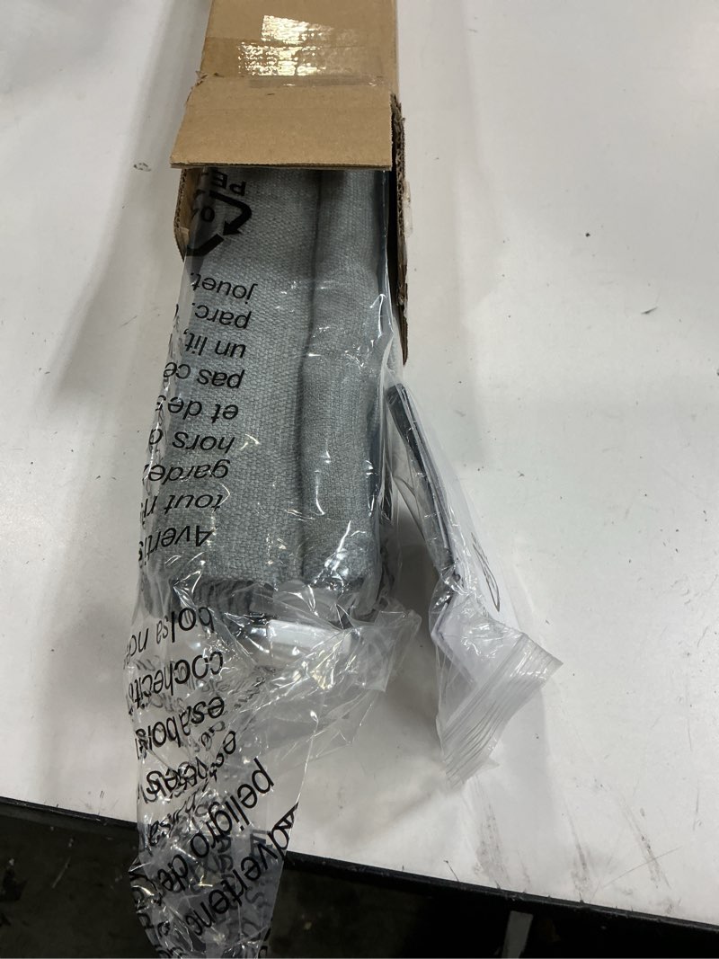 Condition photo showing Good Condition for lazblinds no drill roman shades for windows, cordless light filtering window shades with uv protection, polyester fabric for bedroom & living room, 27" w x 64" h, grey light filtering - grey 27"w x 64"h