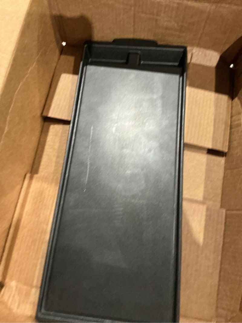 Condition photo showing As Is for whirlpool® gas range griddle