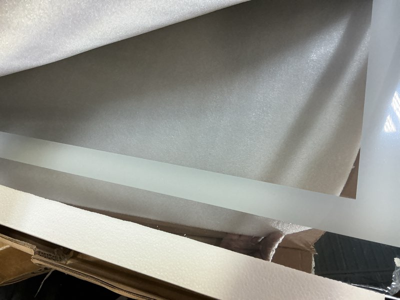 Condition photo showing Good Condition for loaao 24x32 led bathroom mirror with lights, anti-fog, dimmable, backlit + front lit, lighted bathroom vanity mirror for wall, memory function, tempered glass, shatter-proof, etl listed led 32"l x 24"w