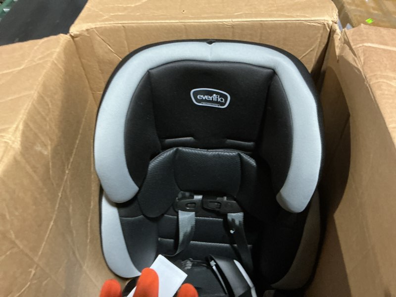 Condition photo showing Good Condition for evenflo maestro sport booster car seat (granite gray) new evenflo maestro sport booster car seat