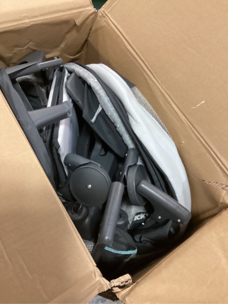 Condition photo showing As Is for Graco Pack ’n Play Travel Dome LX Playard – Raised Travel Bassinet, UV?50 Canopy, Changer & Storage, Astin w/ Raised Dome Astin