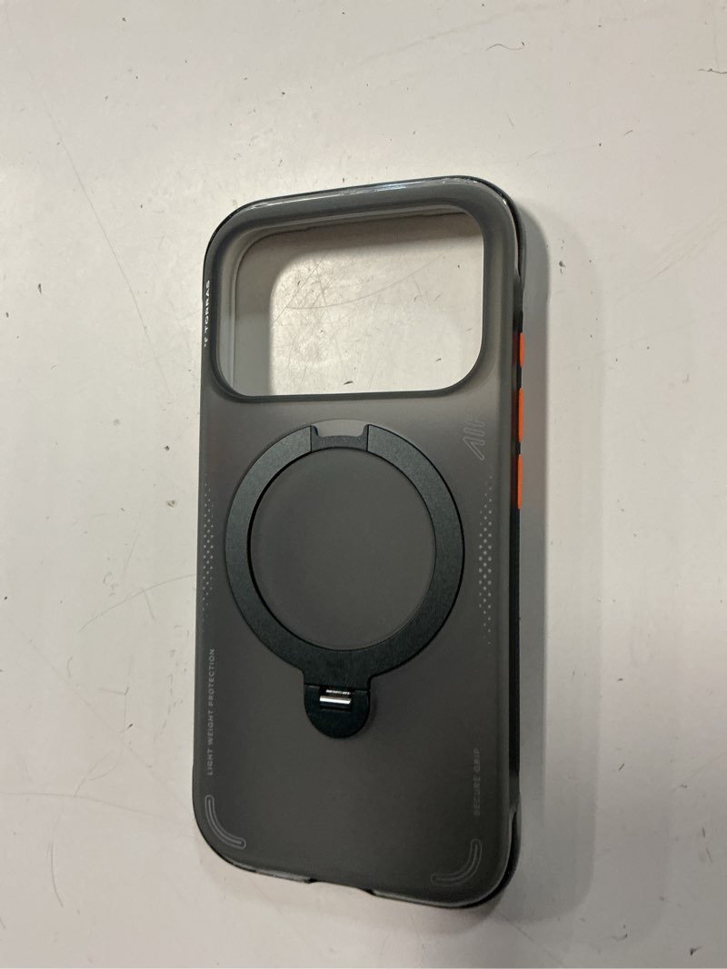 Condition photo showing Good Condition for torras ostand q3 air for iphone 17 pro case 6.3'' with stronger magnetic stand, fit for magsafe, airbags miltary protection, camera control for iphone 17 pro case, shockproof & stylish, shadow black shadow black iphone 17 pro 6.3"