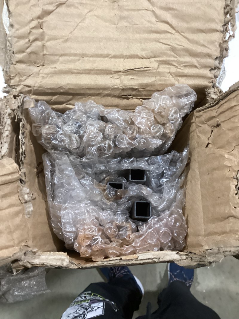 Sidasu 10 Pack Iron Balusters Staircase Rectangular Hollow Stair Spindles Square Craft Spindles Balu