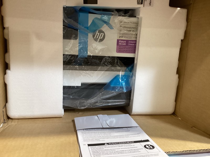 Condition photo showing Good Condition for hp officejet pro 9135e wireless all-in-one color inkjet printer, print, scan, copy, fax, adf, duplex printing best-for-office, 3 month instant ink trial included, ai-enabled (404m0a)