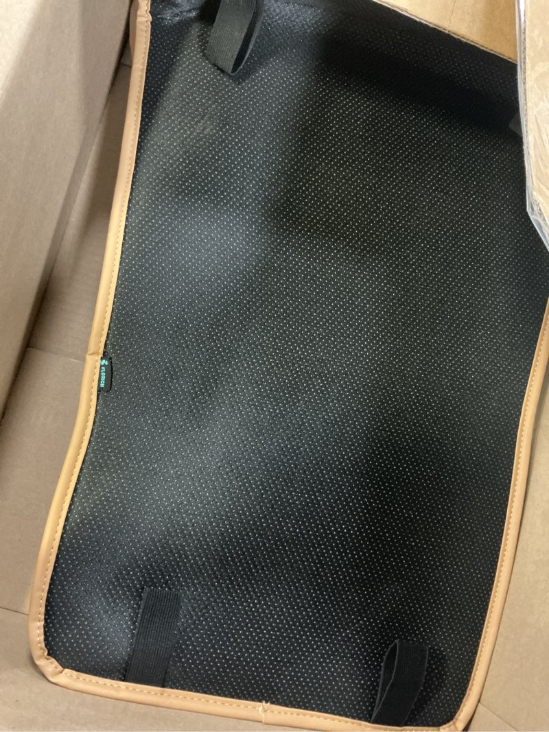 Condition photo showing Good Condition for florich car seat extender leg extender support cushion for driver seats office chair, leather carseat leg support for long drivers universal car seat cushion legs rest pads-brown
