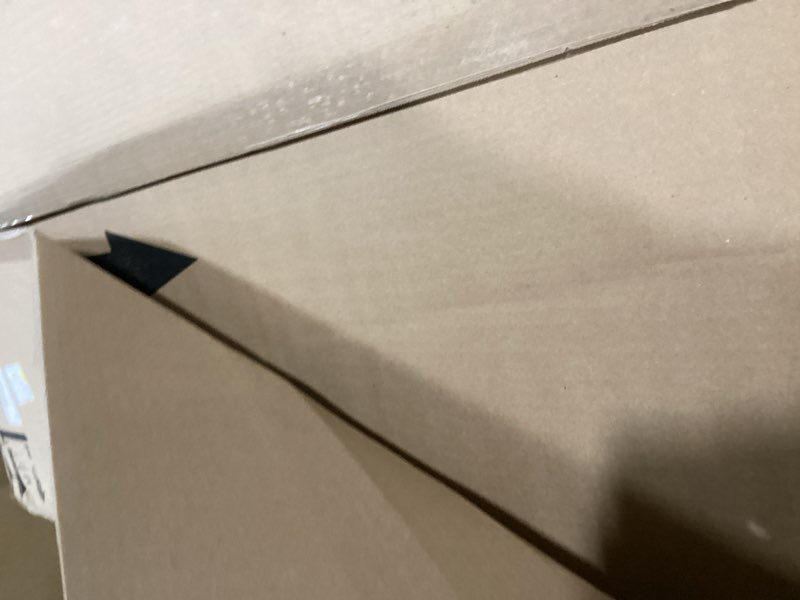 Condition photo showing As Is for Bankers Box Large - up to 55" TV/Picture/Mirror - Moving Box 4 Pack, 48-in x 4-in x 33-in (7711301)