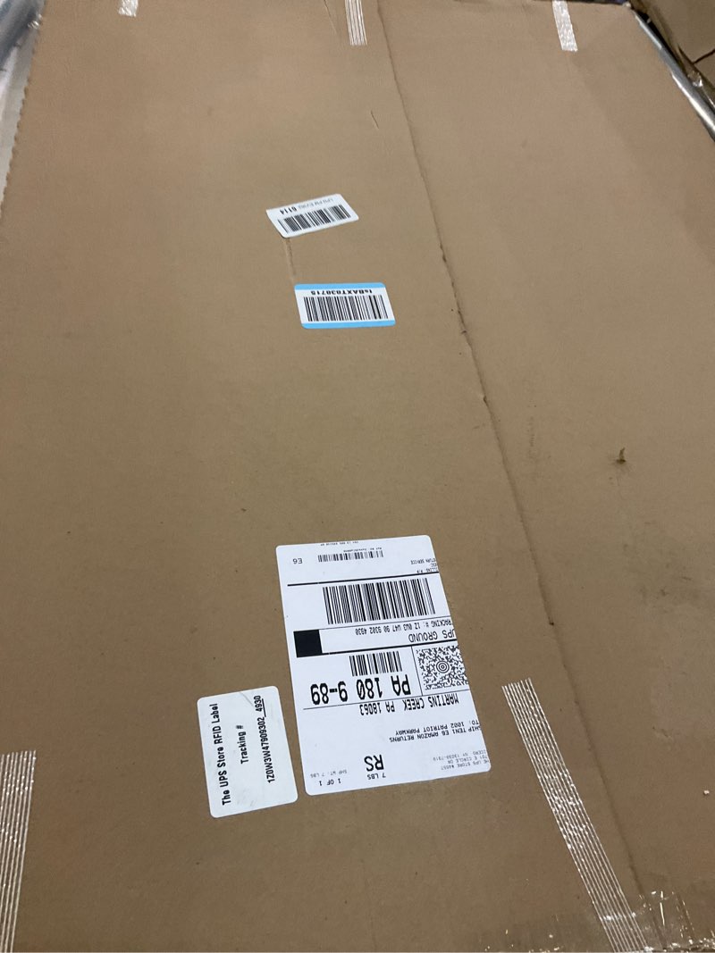 Condition photo showing As Is for wyooxoo 24x36 Poster Frame Dark blue Solid Wood Picture Frames Display Pictures 20x30 with Mat or 24x36 Without Mat Colorful Frame For Horizontal Vertical Wall Mounting Dark blue 24" x 36" ( 1 Pack )