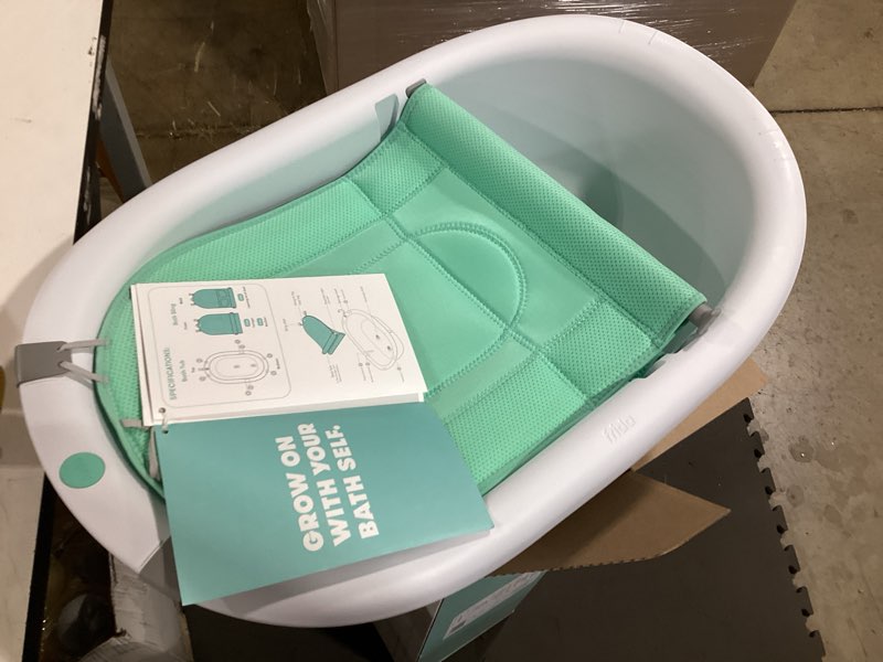 Condition photo showing Good Condition for frida baby 4-in-1 grow-with-me baby bathtub, baby tub for newborns to toddler with removable bath seat & backrest for bath support in tub bath tub