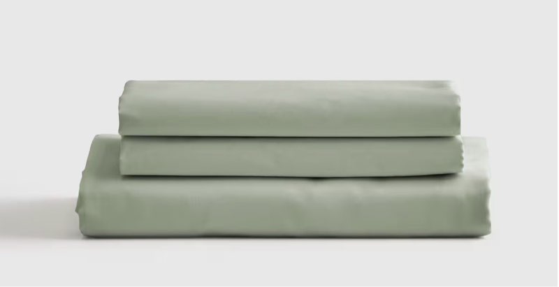 Quince Luxury Organic Sateen Fitted Sheet Set King