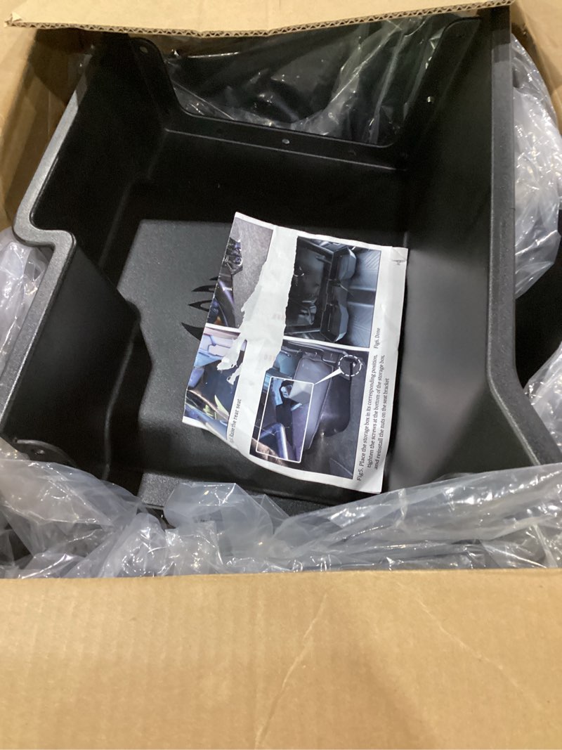 Condition photo showing Good Condition for car underseat storage box fitment for chevy silverado/gmc sierra 1500 2500hd 3500hd (2007-2018 4-door models)